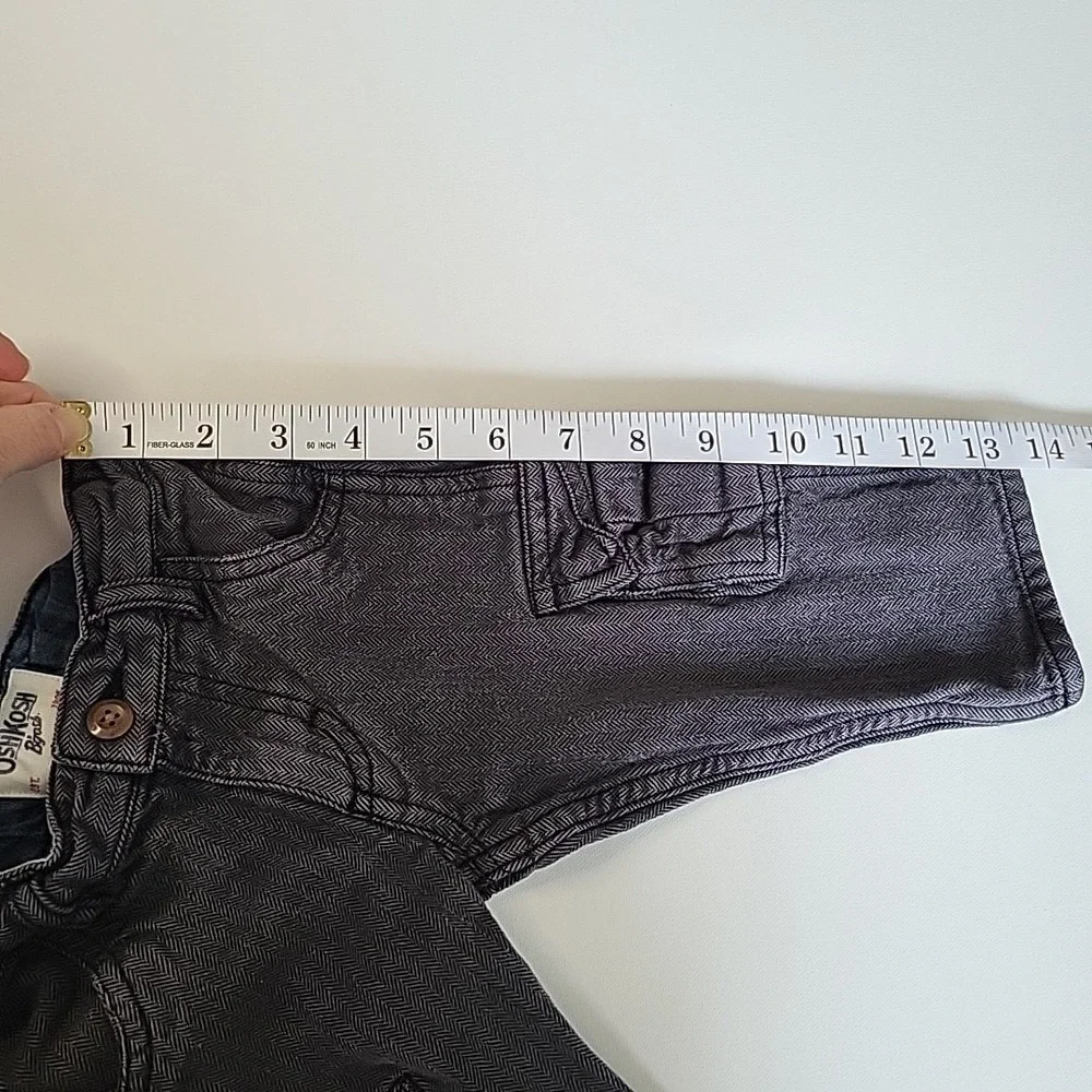 OSHKOSH B'gosh Infant Gray Cargo Style Pants Sz 9M‎ Baby